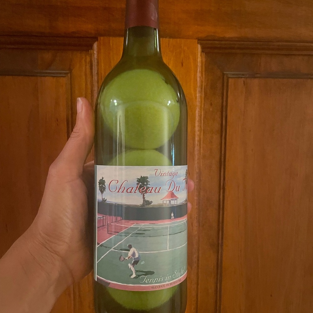 Vintage Chateau Du Tennis bottle